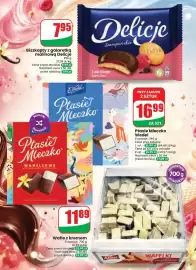 Dino gazetka tydzień 35 Strona 9: Ptasie Mleczko waniliowe w czekoladzie deserowej E.Wedel €16,99