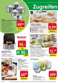 Eurospar Flugblatt Seite 14: Riess Kochgeschirr Buntemail €12,99, Kelomat Geschirrset Serrano €99,90