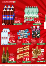 Eurospar Flugblatt Seite 8: Pepsi Cola €0,99, Ehrmann High Protein Drink €1,24