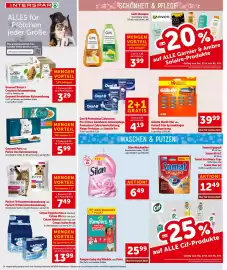 Interspar Flugblatt Seite 14: Silan Weichspüler €6,49, Gillette Fusion5 Systemklingen €39,99