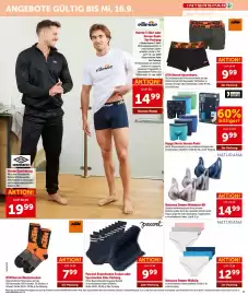 Interspar Flugblatt Seite 19: KTM Herren-Boxershorts €9,99, Naturana Damen-Minimizer-BH €14,99