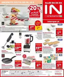 Interspar Flugblatt Seite 20: RUBIN Geschirrtücher €6,99, Rotho Kühlschrankorganizer €1,99