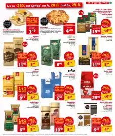Interspar Flugblatt Seite 3: SPAR Natur pur Bio-Kaffee €6,74, Alvorada Café do Mocca €8,99