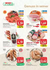 SPAR Gourmet Flugblatt Seite 6: Spar Natur pur Original Bio-Kornspitz €0,59, Goikoa Prestigio Chorizo Extra Picante €4,19