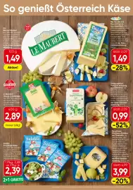 Spar Flugblatt Seite 6: Salakis Schafkäse Natur €2,39, Bio-Gouda aus Heumilch €1,49