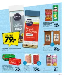 Bilka tilbudsavis uge 35 Side 21: Hakket kød (gris/kalv/okse) €125,00, Livol Multi Vitamin €79,00