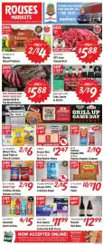 Rouses weekly ad week 35 Page 1: Coke, Sprite or Barq's €9,00, Rouses Russet Potatoes €4,00
