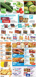 Market Basket weekly ad week 36 Page 2: Garden Fresh Crisp Cucumbers Pepinos €1,00, Body Armor Super Drink €4,99