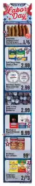 Market Basket weekly ad week 36 Page 1: Kraft cheese shreds, chunks or slices €2,99