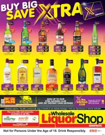 Shoprite catalogue Page 1: Lion Lager Beer RB €184,99, Castle Double Malt Pure Malt Lager Beer €14,59