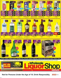 Shoprite catalogue Page 2: Drostdy Hof Adelpracht White Wine €169,99, Tanqueray London Dry Gin €269,99