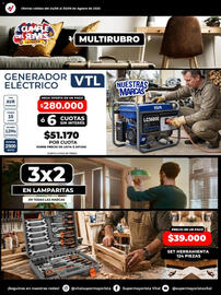Catálogo Supermayorista Vital semana 35 Página 6: Generador eléctrico €51.170,00, Set herramienta €39.000,00