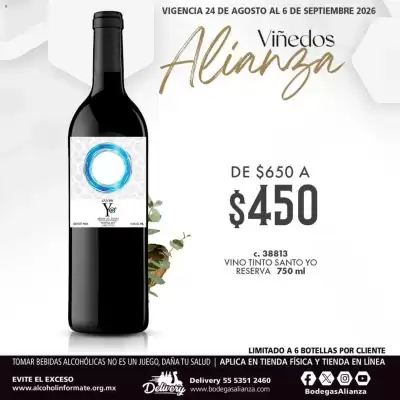 Bodegas Alianza (válido hasta 6-09)