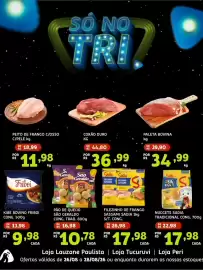 Catálogo Bergamais Supermercados Página 1: Filezinho de frango sassami €17,98, Kibe bovino friboi €9,98