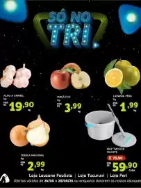 Catálogo Bergamais Supermercados Página 8: Alho a granel €19,90, Cebola nacional €2,99