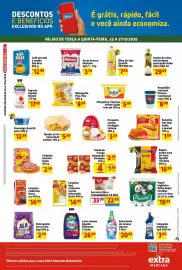 Encarte Mercado Extra Página 2: Papel higiênico folha dupla familiar €18,99, Sorvete Kibon Cremosíssimo €22,99