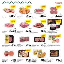 Volantino Unes Pagina 19: Bistecche coppa di suino €7,90, Puntine di suino €5,90
