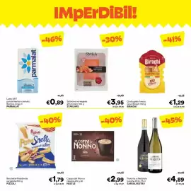 Volantino Unes Pagina 2: Salmone norvegese affumicato STARLAKS €3,95, Barchette PataSnella €1,79