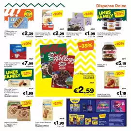Volantino Unes Pagina 9: Nutella FERRERO €5,19, Coco Pops Kellogg's €2,59
