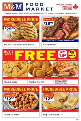 M & M Food Market flyer