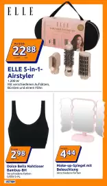 Action Flugblatt woche 35 Seite 10: ELLE 5-in-1- Airstyler €22,88, Make-up-Spiegel mit Beleuchtung €4,44