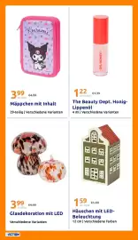 Action Flugblatt woche 35 Seite 29: Häuschen mit LED- Beleuchtung €1,59, Glasdekoration mit LED €3,99