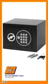 Action Flugblatt woche 35 Seite 3: Nor-Tec Digitaler Tresor €14,95