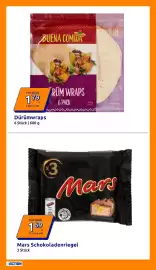 Action Flugblatt woche 35 Seite 9: Buena Comida Dürümwraps €1,79, Mars Schokoladenriegel €1,69