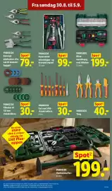 Lidl tilbudsavis uge 36 Side 25: Parkside Sæt med VDE-skruetrækkere €30,00, Parkside Tang €40,00