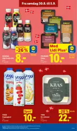 Lidl tilbudsavis uge 36 Side 3: Yoggi frugtyoghurt €10,00, Milbona High Protein drik €8,00