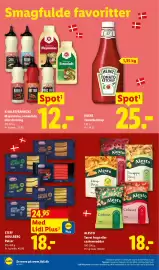 Lidl tilbudsavis uge 36 Side 4: Alesto tørret frugt eller cashewnødder €18,00, Steff Houlberg Pølser €18,00