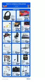 Walmart flyer week 35 Page 31: Ktaxon 4-drawer dresser €100,99, Bestier 49.2" high LED storage platform bed frame €128,99