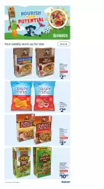 Walmart flyer week 35 Page 36: Quaker instant oatmeal €2,77, Quaker crispy minis €2,97