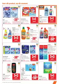 Colruyt folder Pagina 19: Eau Ecarlate volledig assortiment €5,15, Bref alle wc-blokjes €18,17
