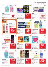 Colruyt folder Pagina 20: Fixodent volledig assortiment €13,49, Always of Tampax volledig assortiment €26,67