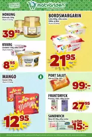 Matvärlden Tensta reklamblad vecka 38 Sida 5: PORT SALUT €99,00, MANGO €12,95