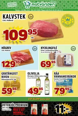 Matvärlden Tensta reklamblad