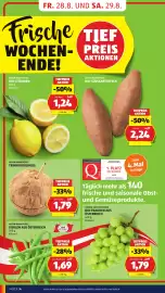 Hofer Flugblatt woche 35 Seite 14: Bio-Zitronen €1,24, Trinkkокosnuss €1,79