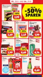 Hofer Flugblatt woche 35 Seite 17: Mars Schokoriegel €2,69, Manner Original Neapolitaner €2,49