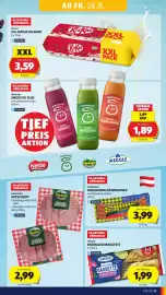 Hofer Flugblatt woche 35 Seite 21: Meggle Knoblauchbaguette €1,99, Wiesbauer Bergbaron Käsekrainer €3,99
