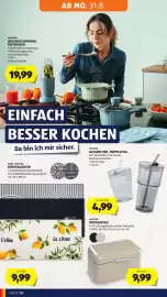 Hofer Flugblatt woche 35 Seite 28: Crofton Glasbecher, Doppelpkg. €4,99, Crofton Brotkasten €9,99