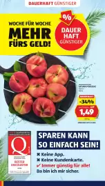 Hofer Flugblatt woche 35 Seite 8: Saturn Pfirsiche €1,49