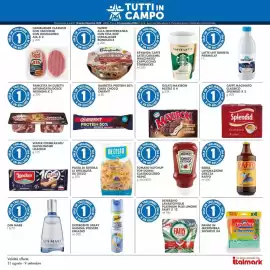 Volantino Italmark Pagina 24: Barretta protein 50% dark choco enervit €1,00, Gelati Maxibon Nestlé €1,00
