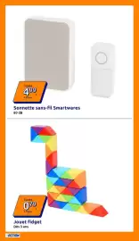 Catalogue Action semaine 35 page 10: Smartwares Sonnette sans-fil €4,99, Jouet fidget €0,79