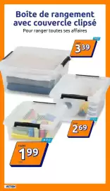 Catalogue Action semaine 35 page 11: Boîte de rangement avec couvercle clipsé €1,99