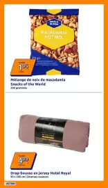 Catalogue Action semaine 35 page 26: Snacks of the World Mélange de noix de macadamia €1,95