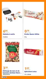 Catalogue Action semaine 35 page 29: DO NATURAL HAPPINESS Mélange de noix et de bananes séchées €3,39, Lotus Spéculoos €1,69