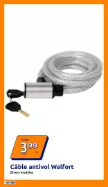 Catalogue Action semaine 35 page 3: Walfort Câble antivol €3,99