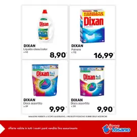 Volantino Iper Tosano settimana 35 Pagina 4: Dixan Discs assortito €9,99, Dixan Liquido class/color €8,90