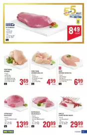 Metro Flugblatt Seite 11: Putenbrust €8,49, Perutnina Hühner €3,69